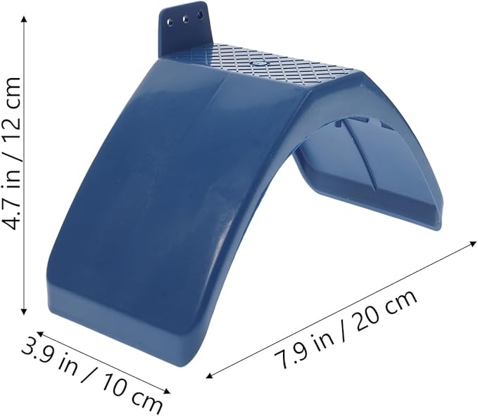 POPETPOP Plastic Pigeon Perches Set of 30 with Screw Positioning Holes Rounded Corners 7.87 Inch Dove Rest Stands Birdcage Accessories for Pigeons Parrots and Other Birds