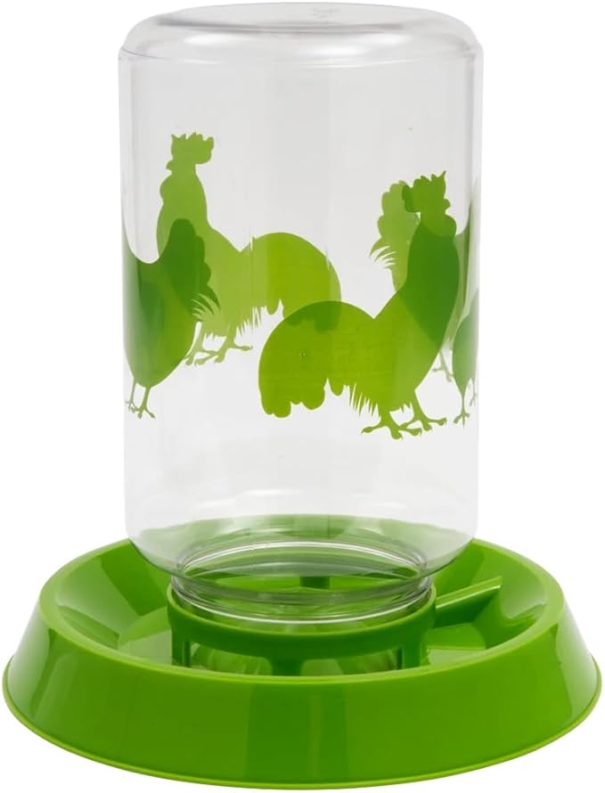Lixit® Feeder or Waterer for Chickens and Other Wildlife - Made in USA (4 Quart)