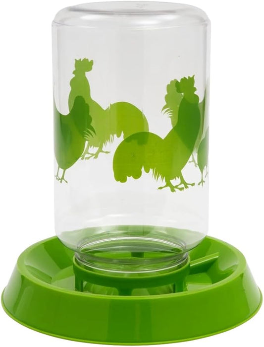 Lixit® Feeder or Waterer for Chickens and Other Wildlife - Made in USA (4 Quart)
