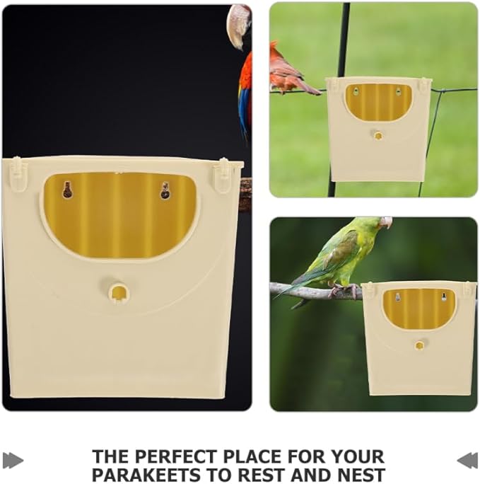 balacoo 5pcs Bird Nest Breeding Box Parakeet Nesting Box Parrot Bird Box Breeding Box Nesting Box for Parrots