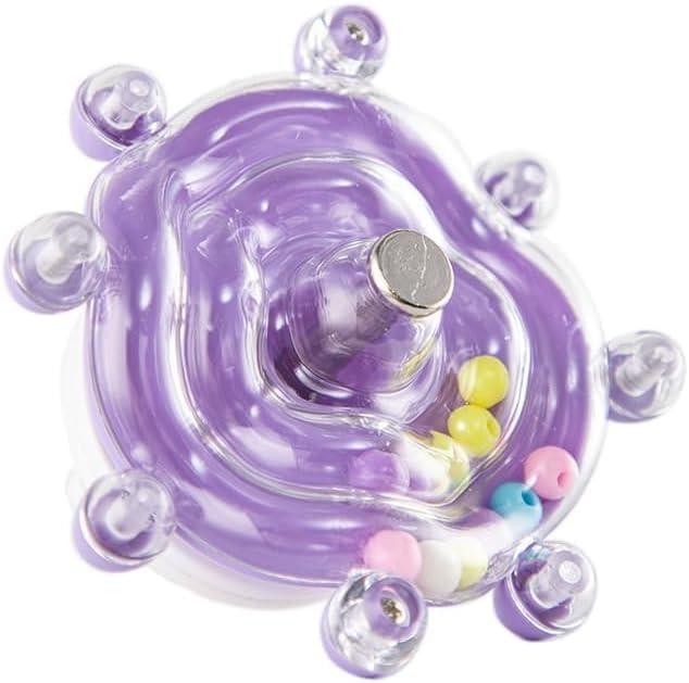 Budgie Toys, Parakeet Training Toy, Interactive Bird Educational Toy for Small Birds, Cockatiel Toys, Fun Parakeet Toys, Lovebird Toys, Quaker Parrot Toys, Bird Toys for Conures (Purple)