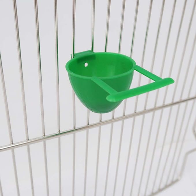Balacoo 10Pcs Bird Feeding Cages Parrot Accessory