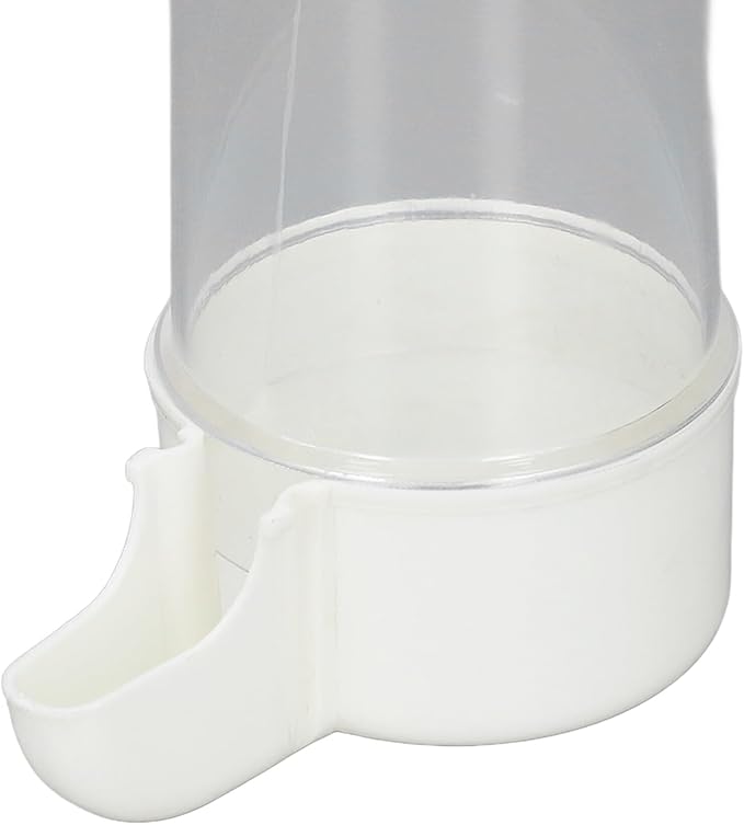 Pet Bird Hanging Water Feeder, 6Pcs EcoFriendly Automatic Bird Cage Water Feeder for Finches (200ml)
