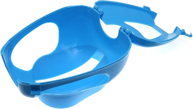 Pigeon Holder Bird Fixed Frame Rack - Plastic Feeding Syringe for Young Birds, Parrot Chick - Injection Feeding Fixed Mount Bird Supplies, Blue