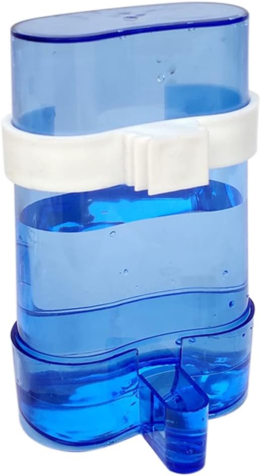 Parakeet Water Dispenser Automatic Water Drink No Spill Clear Container Cockatiel Automatic Feeding Supplies for Cage Automatic Waterer for Birds
