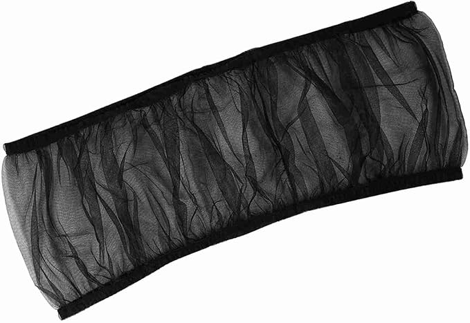 TOPINCN Universal Bird Cage Skirt Nylon Ventilated Mesh Seed Catcher for Parrots Black Cage Accessory Pet Supply