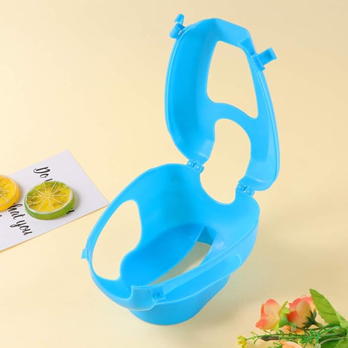 2pcs Racing Pigeon Holders Easy Bird Fixed Frame Racks Medicines Feeders Boxes for Pigeon Bird (Blue)