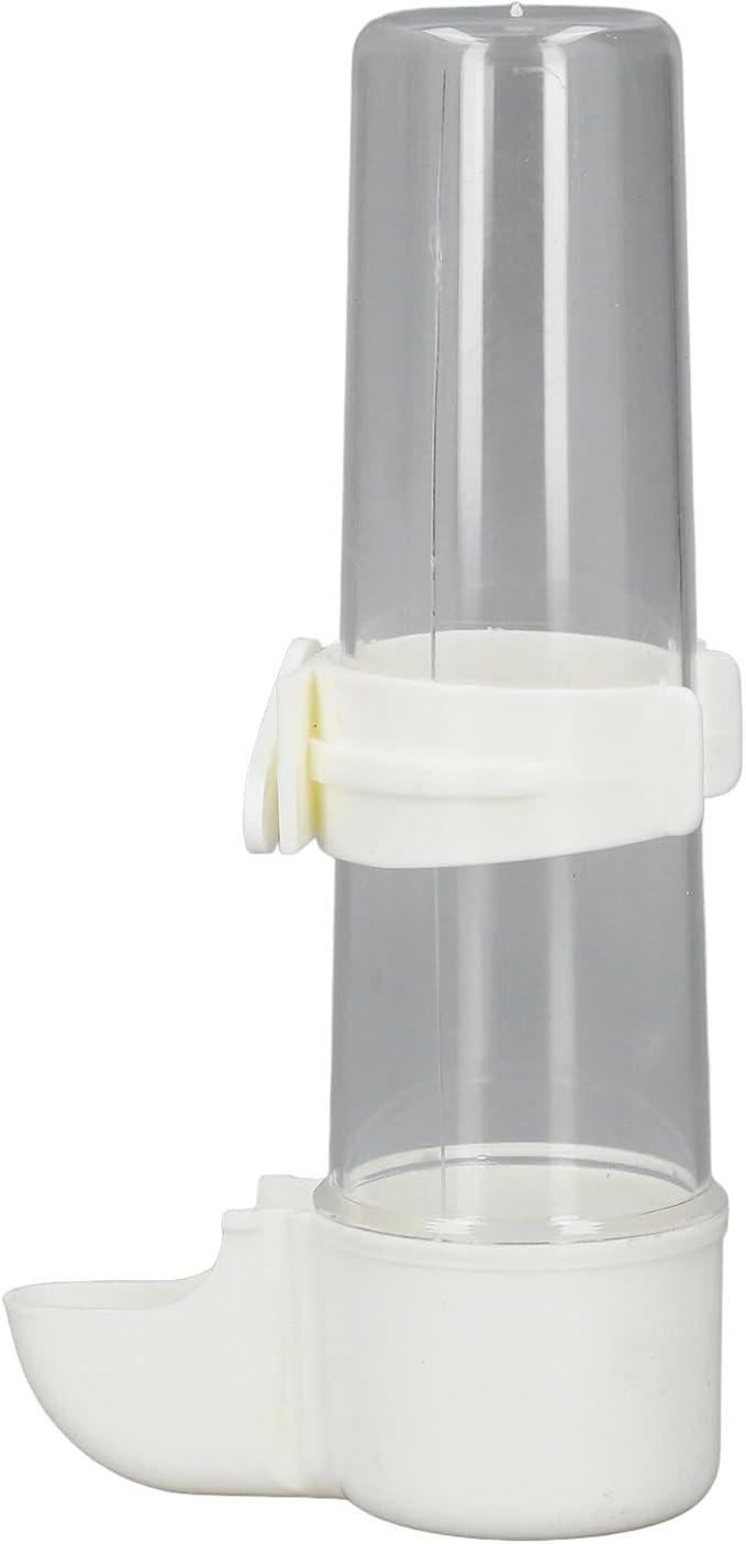 Pet Bird Hanging Water Feeder, 6Pcs EcoFriendly Automatic Bird Cage Water Feeder for Finches (150ml)