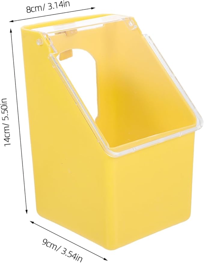 4pcs Multifunctional Hanging Pigeon Feeder Box Easy to Install Bird Cage Water Container for Pigeons Capacity Design for Convenient Feeding for Pet Shops and Bird Owners