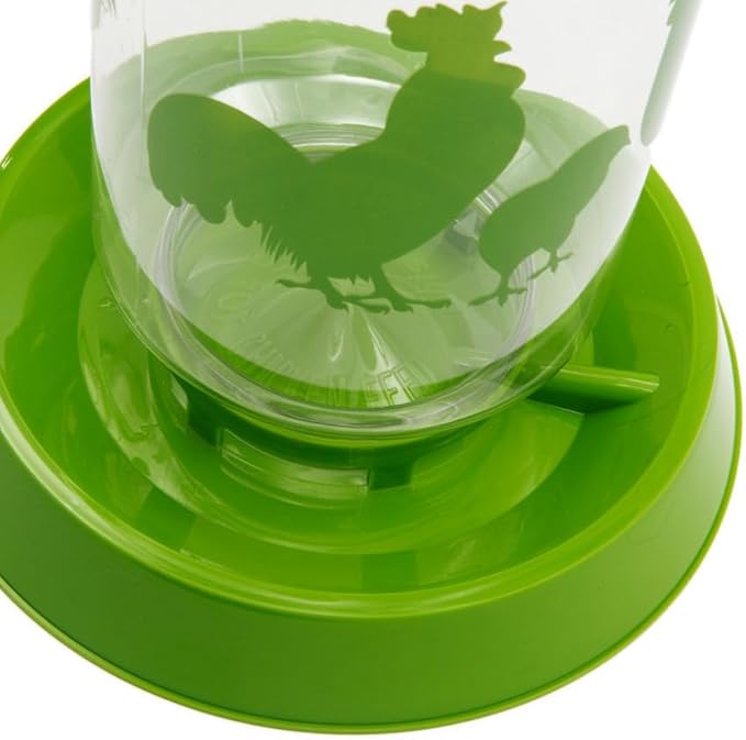 Lixit® Feeder or Waterer for Chickens and Other Wildlife - Made in USA (4 Quart)
