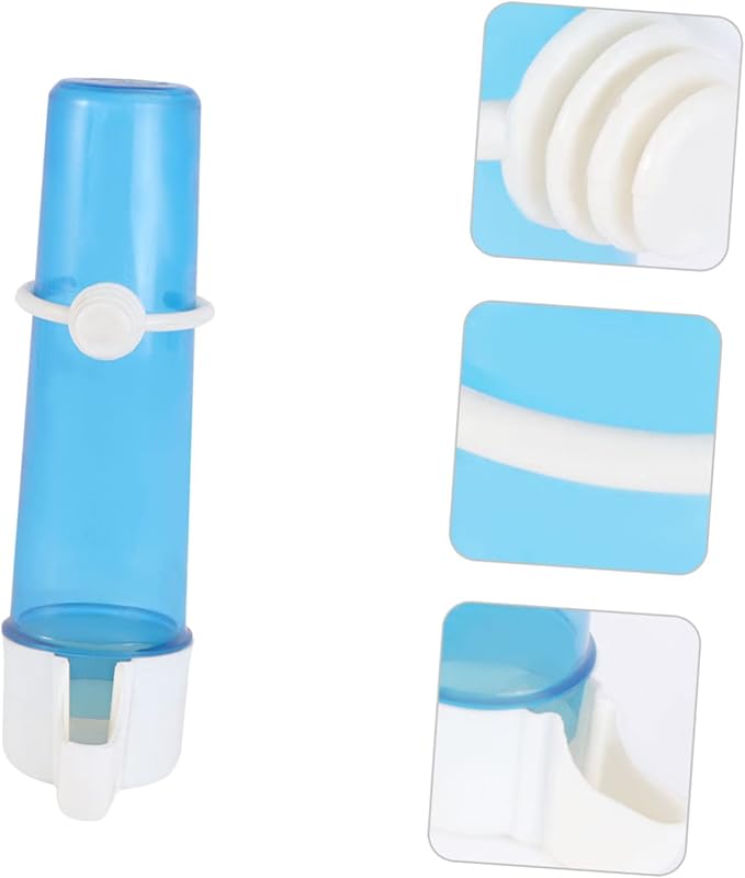 Automatic Bird Water Dispenser 125Ml Small Bird Water Feeder with Double Suction Cups Compact Size for Cage and Aviary Use