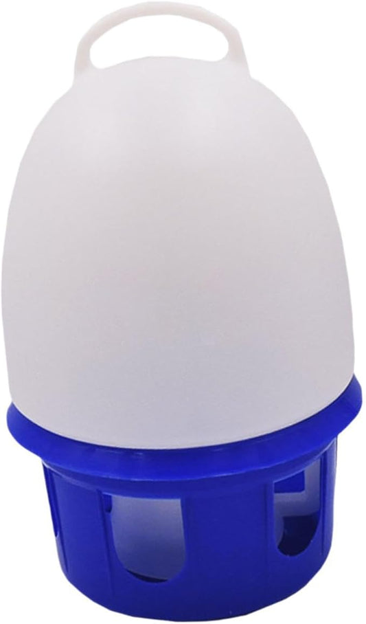 Pigeon Drinker Bird Water Drinker Bucket Cage Accessories Pigeon Water Dispenser for Pigeon Peacock Pet Supplies Farm Chick, 10L Big Handle