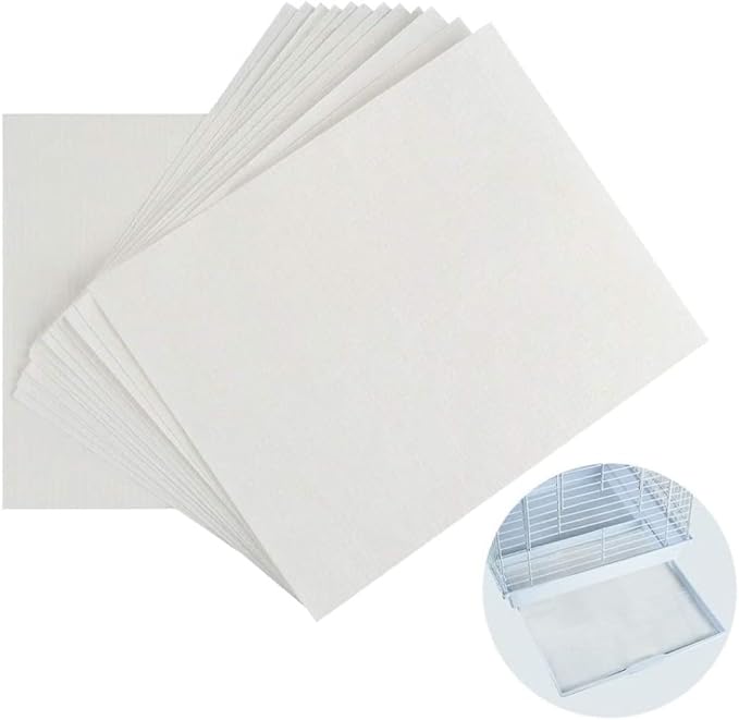 150ct Cut to Order Birdcage Liner Plain-Poly -Wax-Reptile-Liner Message us After Ordering Message us with Your Specific Size. (20lb Wax Any Custom Size up to 24 Inch X 24 Inch:)