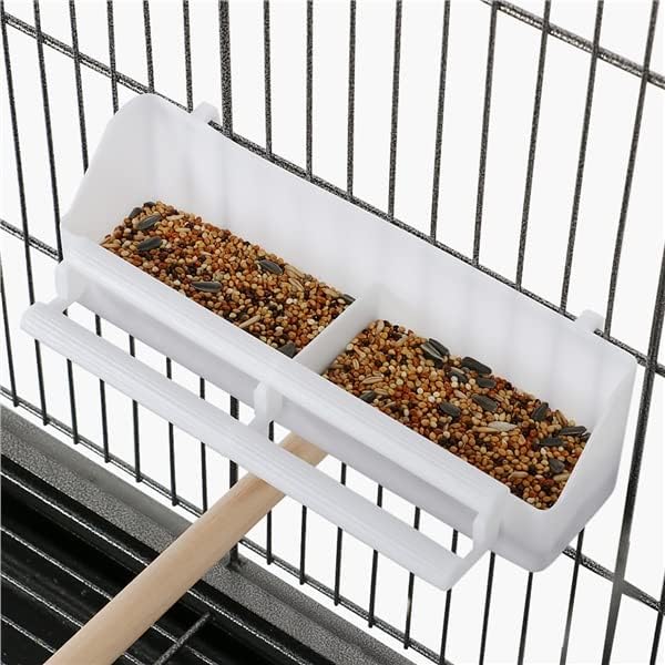 Aviary on Stand Large Bird Cage on Wheels Sturdy Metal Parrot Budgies 79 x 52 x 132 cm