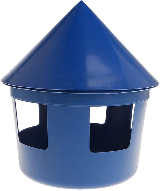 Youngy Pigeon Feeder House Design Cover Feeding Food Dispenser Sand Case Multi Functional Pet Birds Parrot Container Supplies Plastic Dustptoof