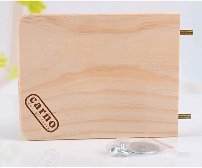 Litewoo Bird Wood Perch Platform Stand Shelf for Birds Budgie Parakeet Cockatiel Conure Cockatoo（Small）