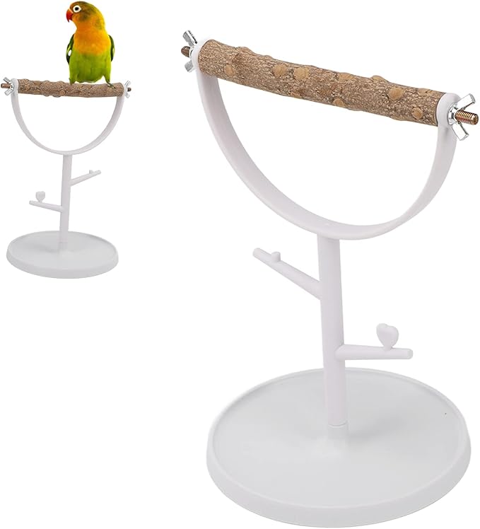 Bird Table Stand Bird Perch Bird Perch Parakeet Training Stand Play Stand Tree Claw Sharpening Bird Athletic Toy Rest Playground Wood Birdcage Accessories