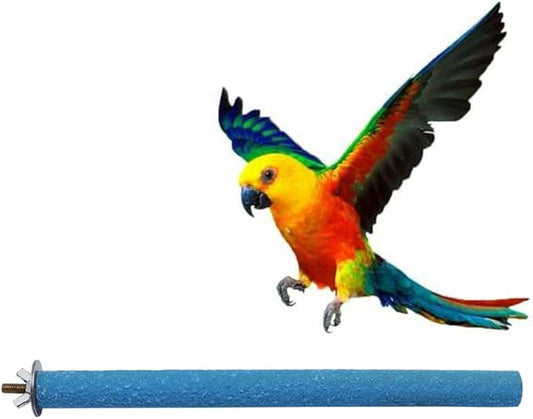 Litewoo Bird Perch Grinding Stand for Bird Parrot Budgie Parakeet Cockatiel Conure Lovebird Finch（9.84" / 25cm）
