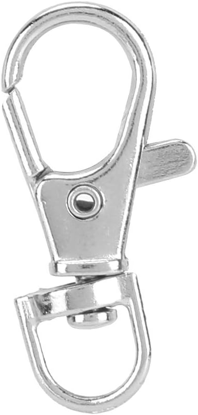 12 PCS Bird Cage Door Buckle Locks, Metal Hook Clip Anti Escape Swivel Buckle Lock Hook Clip Prevent Claw Trigger Open Birds Cage Accessories