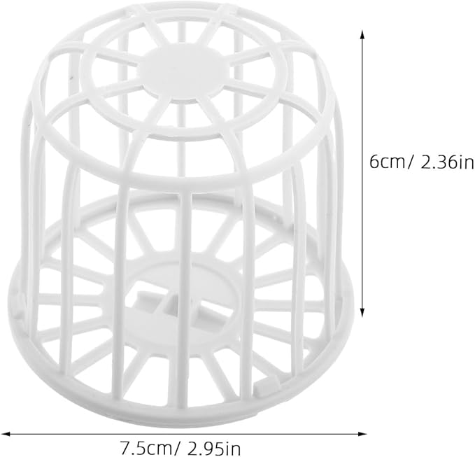 4Pcs Plastic Bird Nest Box 2.95X2.95X2.36In for Finch Canary Breeding Cage Nesting Material Storage Basket for Small Birds Parrot Accessories