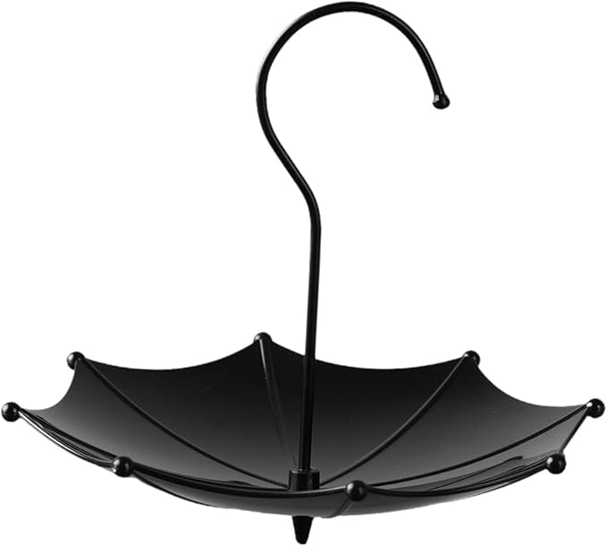 Umbrella Shaped Bird Feeder,Hanging Bird Feeder Tray,Hanging Unique Garden Decoration Bird Trough Bath for Yard Patio Courtyard Lawn