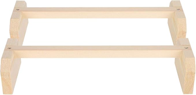 TOPINCN 2Pcs Chicken Perch Bird Wood Stand Wooden Chicken Perch Chicken Stand for Large Bird Chicken Parrot