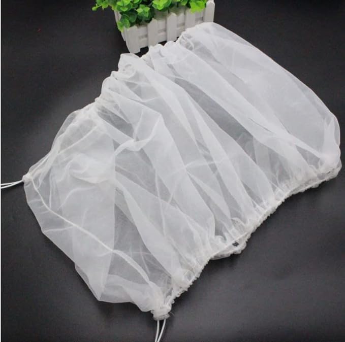 Bird Cage Cover, Breathable Washable Mesh Seed Catcher Seed Catcher Guard Net Covers Large Size Bird Cage Good (4 Colors)