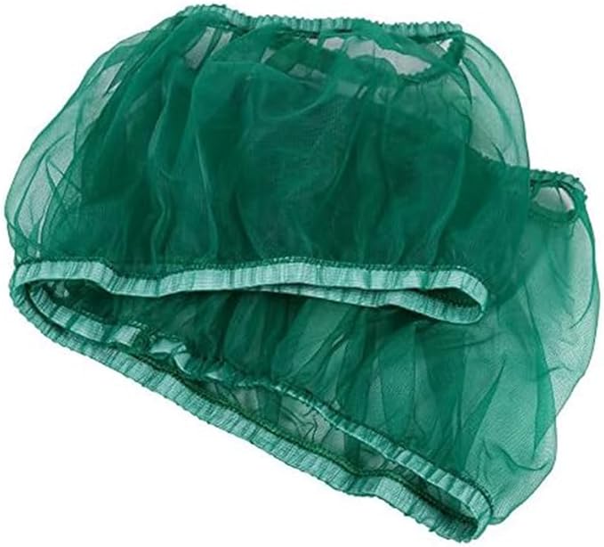 Universal Mesh Bird Cage Cover Shell Skirt Net Easy Cleaning Seeded Catcher Guard Bird Cage Stretchy Mesh Parrot Bird Cage Net(Medium,Green)