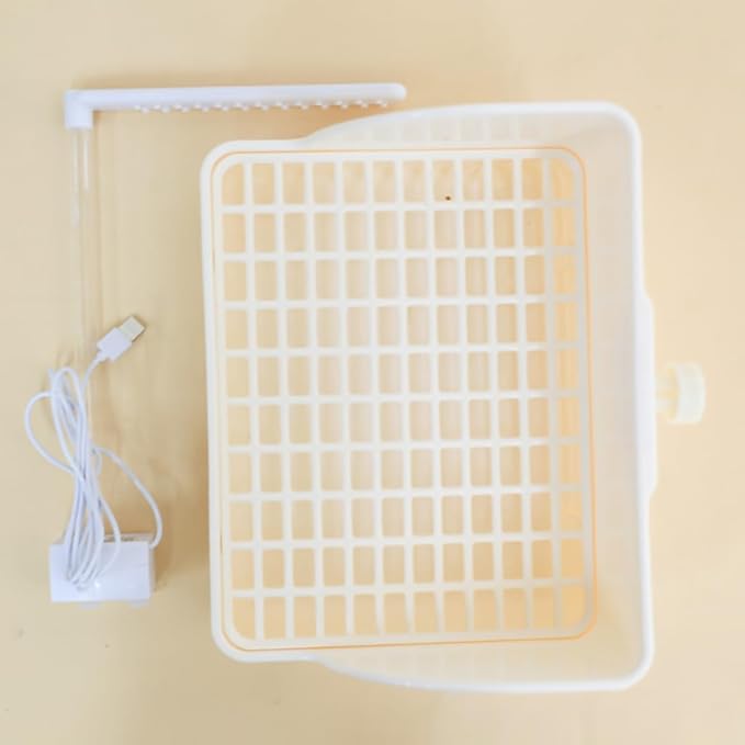 Bird Bathtub,Budgie Bathtub, Automatic Bird Fountain,Multifunctional Bird Shower with Multiple Taps,Parrot Bath Box,Parakeet Bath