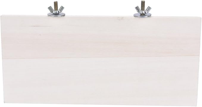 1Pc Pet Parrot Bird Cage Perches Square Wooden Stand Corner Shelf Laddered Platform Animals Springboard Budgie Toys Bird Tree Perches for Parakeets Hamster Pizies