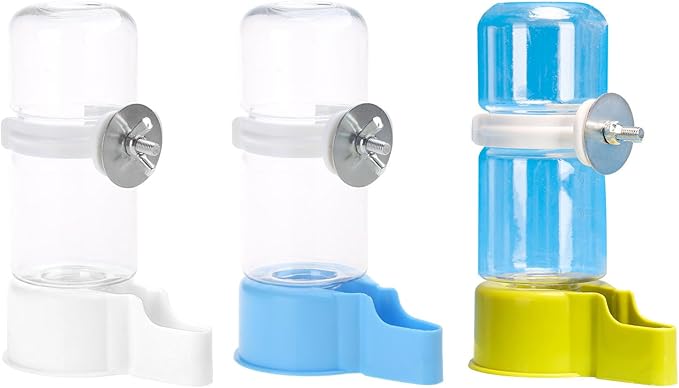 Yuly Bird Water Feeders Automatic Parrot Automatic Feeder Drinker Water Dispenser Water Dispenser Cage Accessories Convenient Bird Water Supply