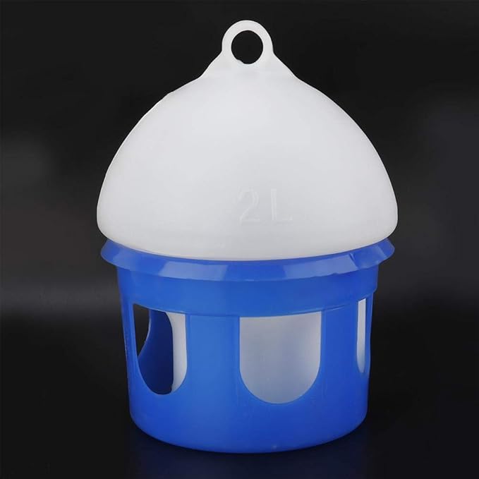 Fdit Automatic Large Capacity Bird Pigeon Feeder Water Dispenser Waterer for Pigeon Birds Watering(2L)