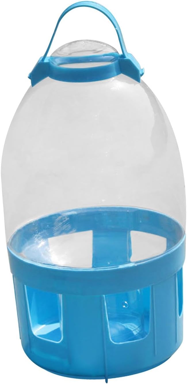 Bird Water Feeder Water Dispenser Convenient Hanging Feeding Tool Dove Drinker for Farm Cockatiels Pigeons Chick Pet Supplies, 6L