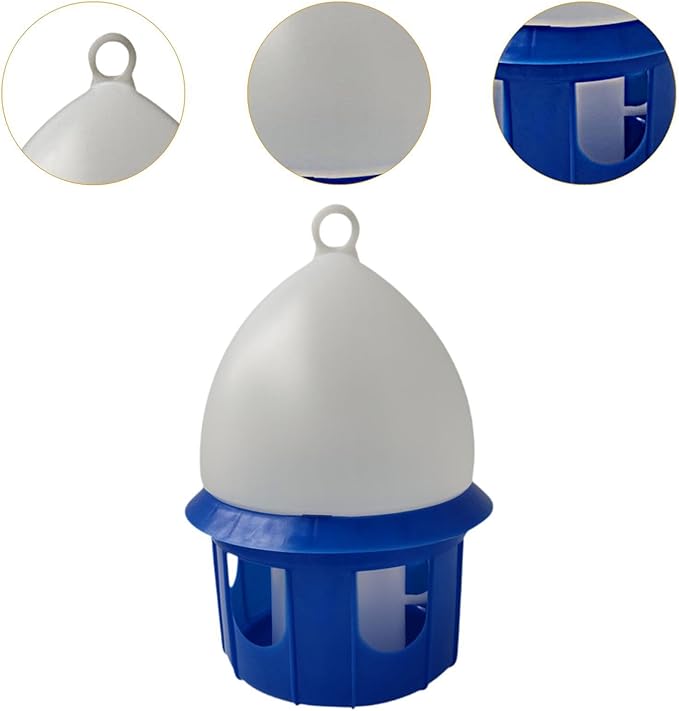 Pigeon Drinker Pet Bird Waterer Automatic Bird Water Drinker Cage Accessory, 4L
