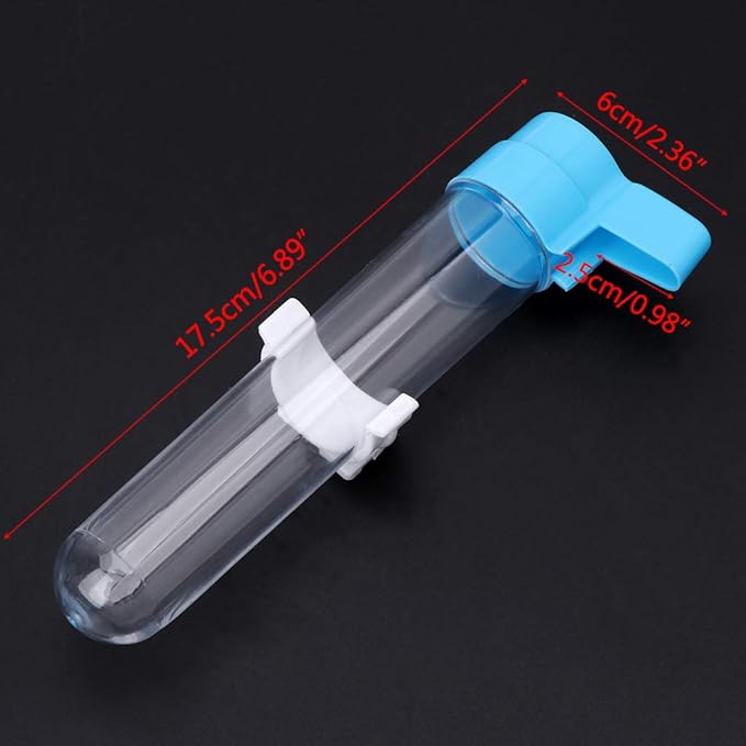 Bird Water Dispenser for Cage Automatic Parrot Waterer No Mess Parakeet Feeder Hanging Plastic Container Bird Feeders for The Garden Bird Feeders Stations with Stand Bird Feeder Hanging Bird Bird