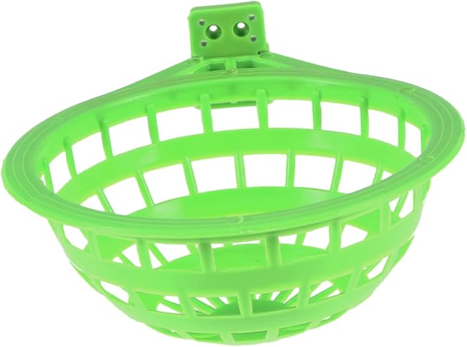 5pcs Hollow Parrot Nest Plastic Breeding Bird Basin for Parrots Birds Supplies for Comfortable Living Nesting and Breeding Environment