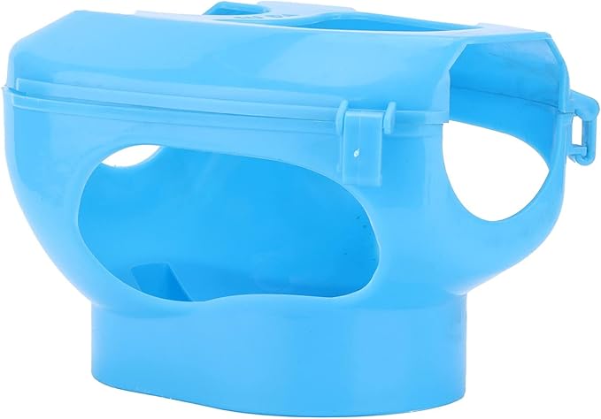 Yctze Plastic Frame Holder – Fixed Feeder for Young Racing Pigeons, Medicines Holder for Bird Care, Easy to Install, and Safe Feeding Solution (Blue)