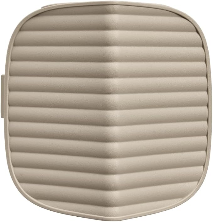 Elho Cosy Bird Feeder 18 cm - Outdoor Bird Feeder and Drinker - 100% Recycled Plastic - L17.6 x B18 x H23 cm - Beige/Beige Mushroom