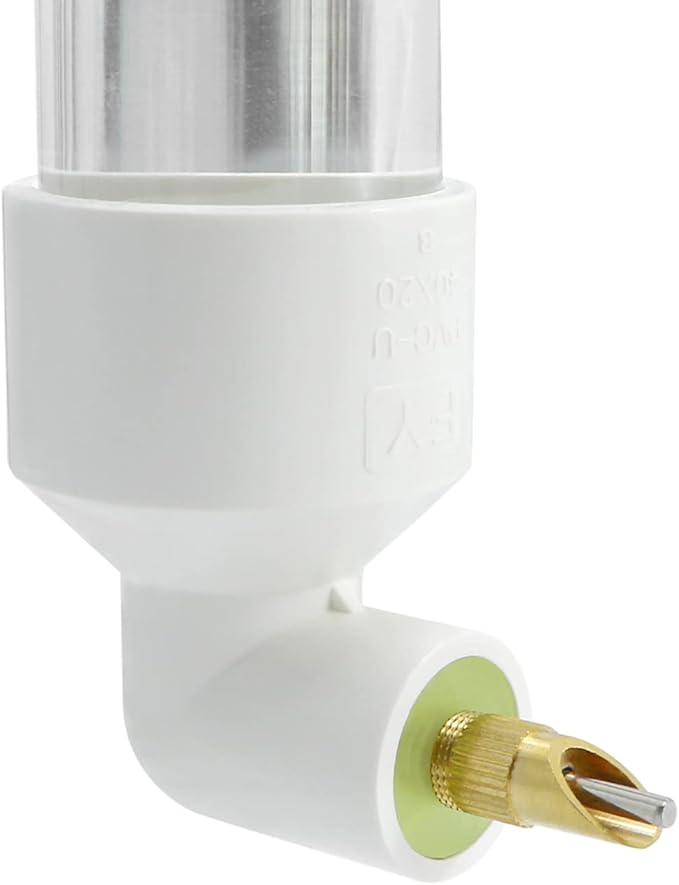 Bird Water Dispenser Parrot Waterer Automatic Bird Water Feeder for Medium Birds Parakeet Cockatiel Conure Caique (Medium)