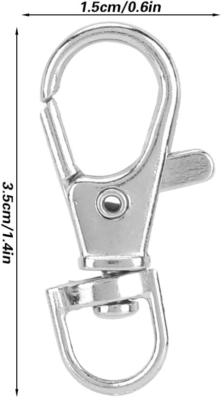 12 PCS Bird Cage Door Buckle Locks, Metal Hook Clip Anti Escape Swivel Buckle Lock Hook Clip Prevent Claw Trigger Open Birds Cage Accessories