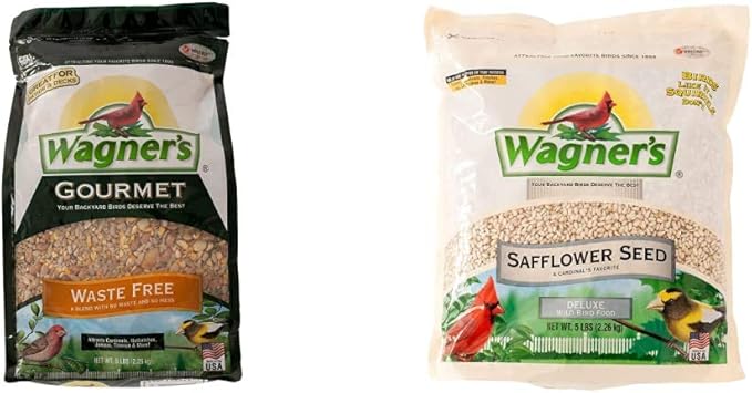 Wagner's Bird Food Bundle - Waste Free Gourmet and Safflower Seeds