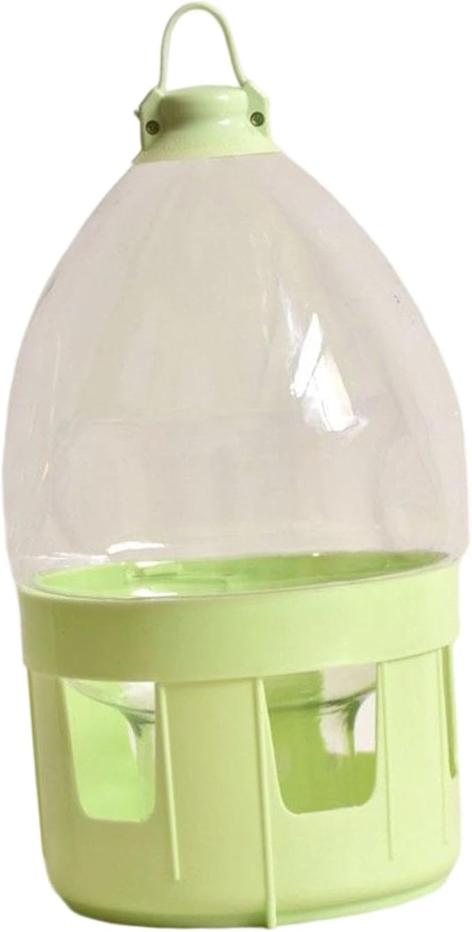Pigeon Water Dispenser Feeder Bird Drinker Waterer,Automatic,Drinker Bottle,Pet Water Pot Container for Duck Parakeet, 4L