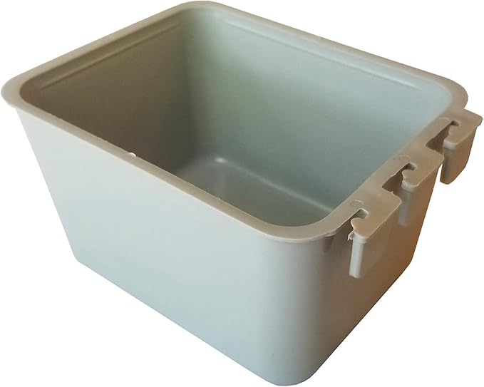 Cage Cups 1 Pint (16 oz) Hanging Feed & Water Cage Cups (50, Gray)