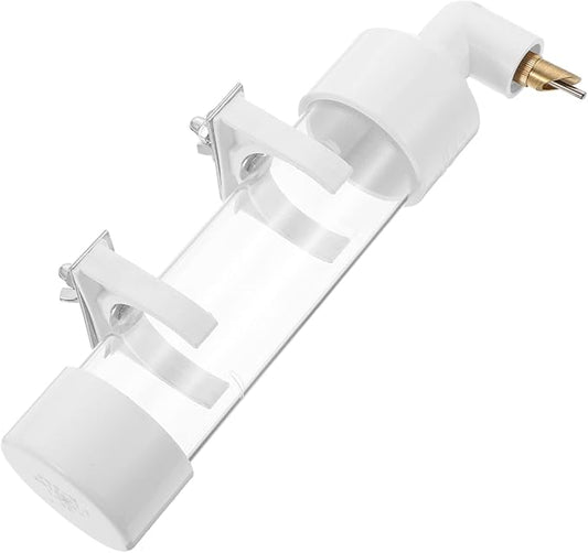 TEHAUX Automatic Bird Water Dispenser, Large Capacity Transparent Water Feeding Bottle for Parakeets, Canaries, Cockatiels, Finches and Other Similar Sized Birds