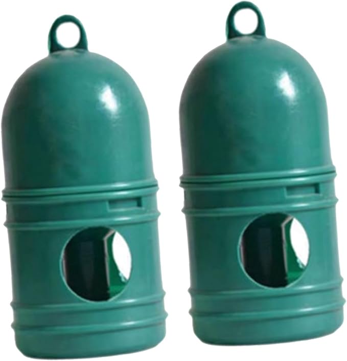 2 Pieces Pigeon Water Dispenser Bird Water Drinker with Hanging Handle 1L Dove Drinker Pet Water Pot Container for Duck Quail