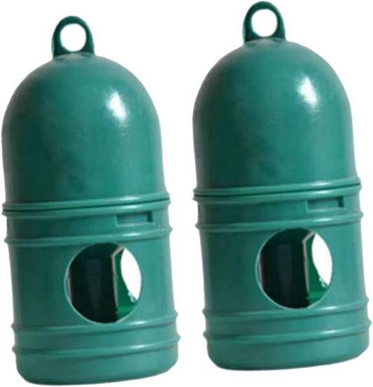2 Pieces Pigeon Water Dispenser Bird Water Drinker with Hanging Handle 1L Dove Drinker Pet Water Pot Container for Duck Quail