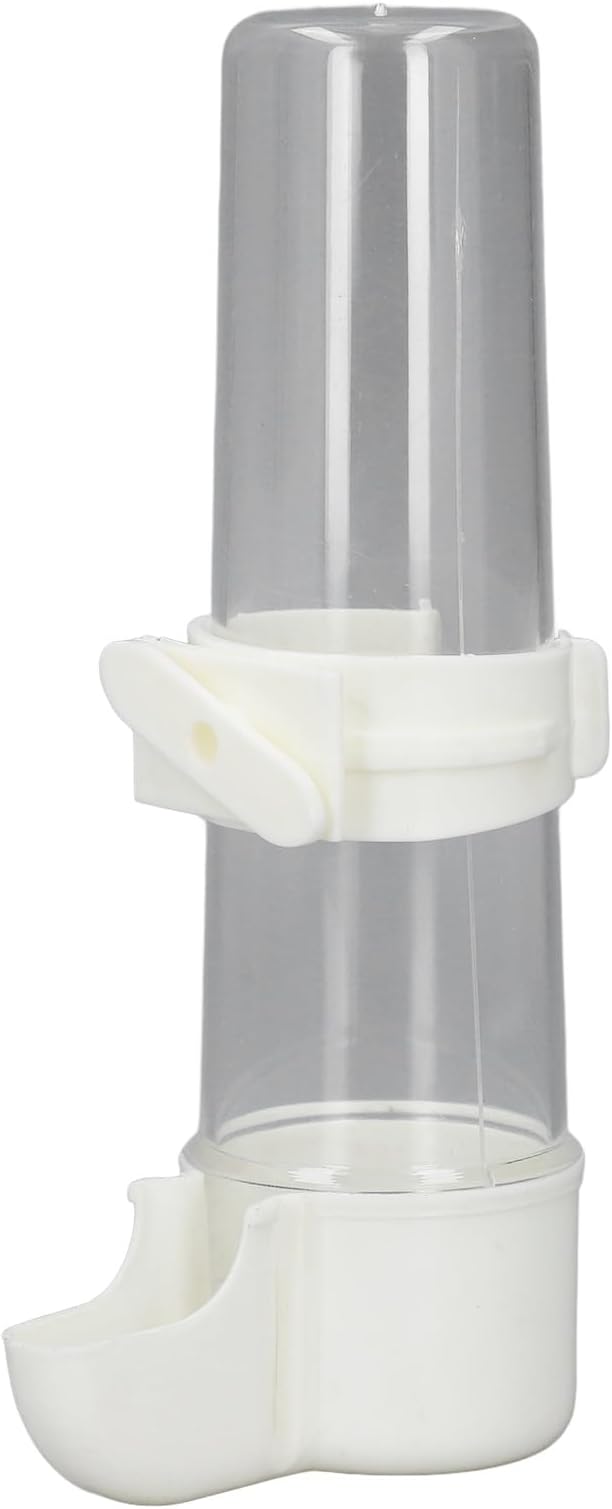 Pet Bird Hanging Water Feeder, 6Pcs EcoFriendly Automatic Bird Cage Water Feeder for Finches (150ml)