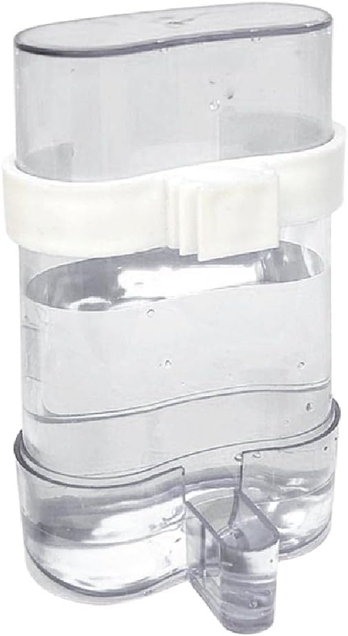 Parakeet Water Dispenser Automatic Water Drink No Spill Clear Container Cockatiel Automatic Feeding Supplies for Cage Automatic Waterer for Birds