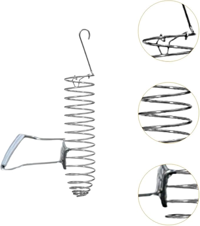 Bird Foraging Feeder, Food Fruit Basket Holder, Stainless Steel Birds Food Holder for Parakeet Cockatiel African Grey