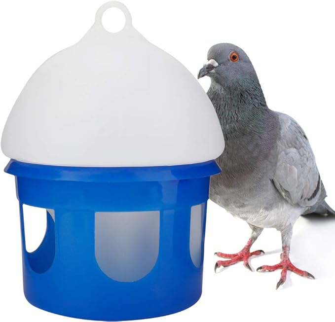 Pigeon Waterer, Large Capacity Automatic Automatic Feeder, for Home Farmer Birds(2L)